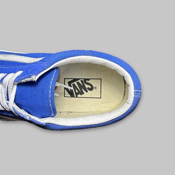 Vans Old Skool Royal Blue & White Men’s Sneakers - Size 8 - Picture 5 of 7